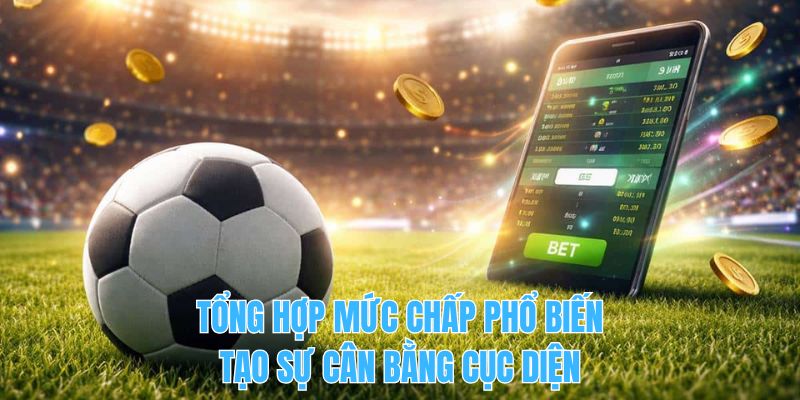 Tổng hợp mức chấp phổ biến tạo sự cân bằng cục diện